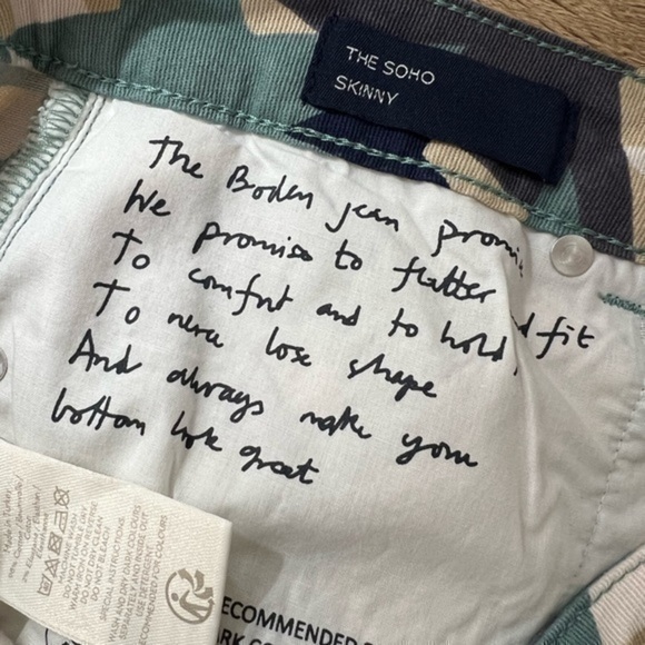 Boden camo star print jeans size 8 - Picture 9 of 11